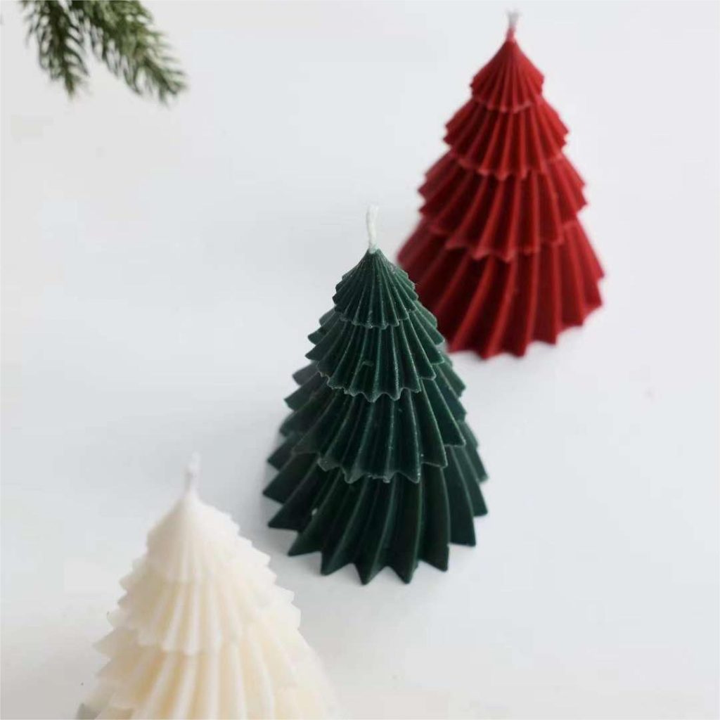 christmas tree candles | candles factory | custom candle craft